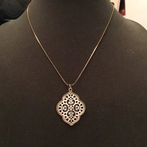 Moroccan-style filagree necklace